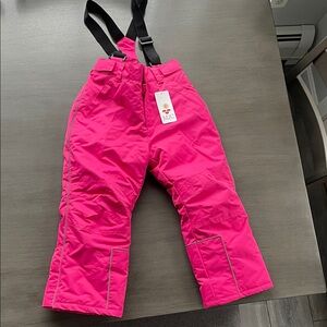 Bright Pink Snow Pants